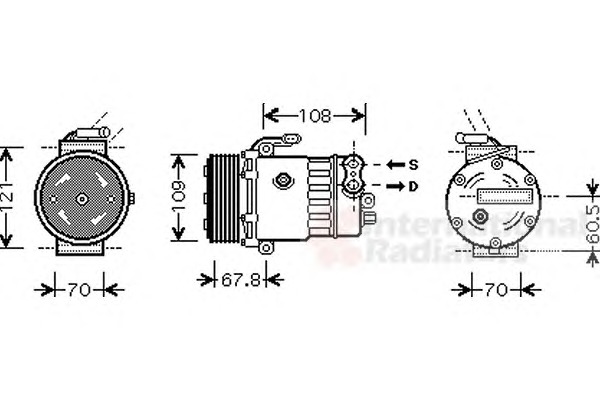 VAN WEZEL Klímakompresszor 3700K139_VW