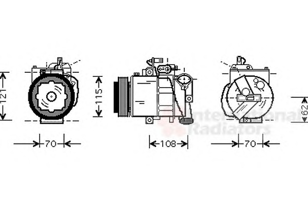 VAN WEZEL Klímakompresszor 5800K064_VW