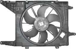 VAN WEZEL Ventilátor, vízhűtő 4325747_VW