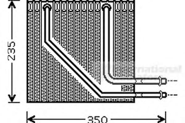 VAN WEZEL Párologtató 4300V407_VW