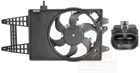 VAN WEZEL Ventilátor, vízhűtő 1620744_VW