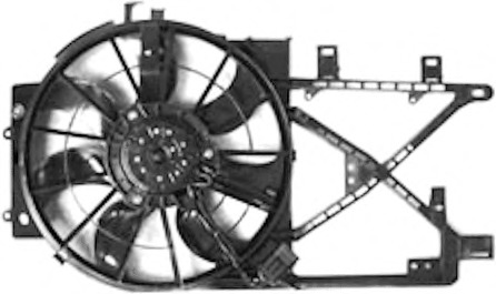 VAN WEZEL Ventilátor, vízhűtő 3766748_VW