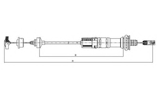 TEXTAR Kuplungbowden 58010400_TEXTAR