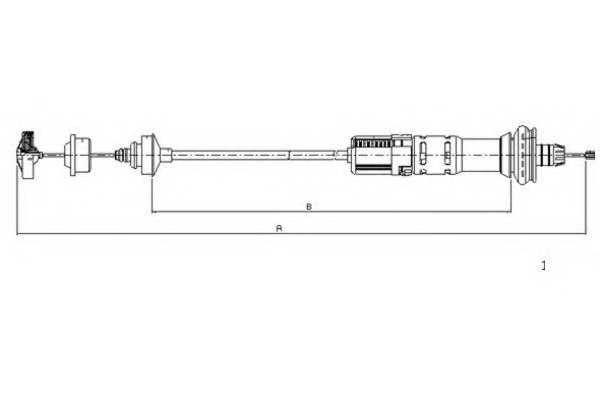 TEXTAR Kuplungbowden 58010800_TEXTAR