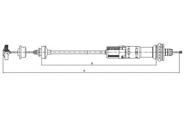 TEXTAR Kuplungbowden 58010900_TEXTAR