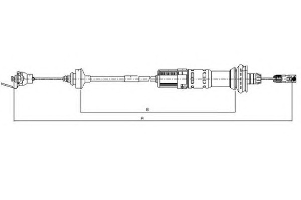 TEXTAR Kuplungbowden 58011000_TEXTAR