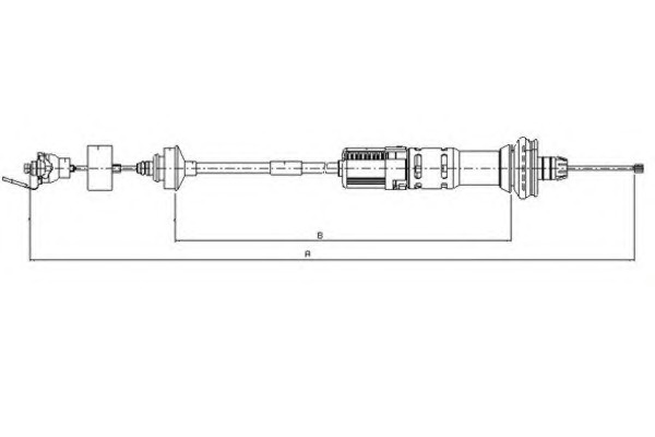 TEXTAR Kuplungbowden 58011200_TEXTAR