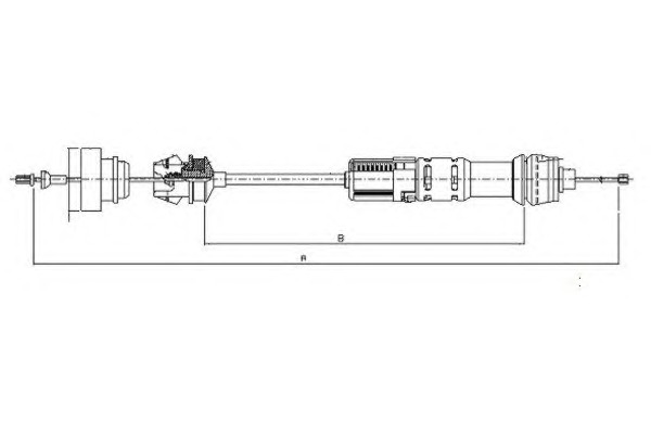 TEXTAR Kuplungbowden 58011300_TEXTAR