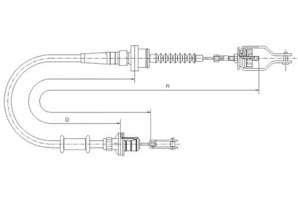 TEXTAR Kuplungbowden 58004100_TEXTAR