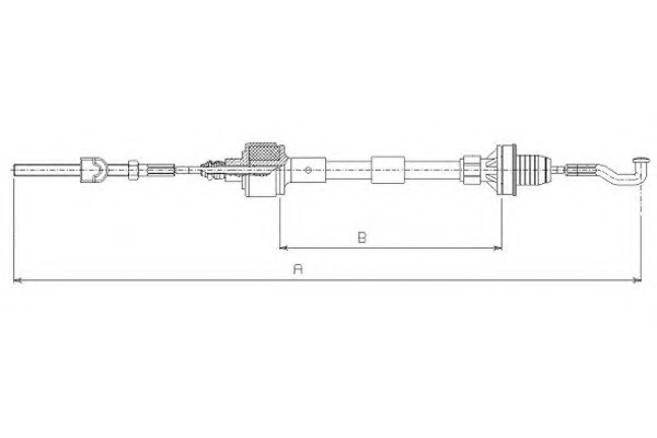 TEXTAR Kuplungbowden 58007700_TEXTAR