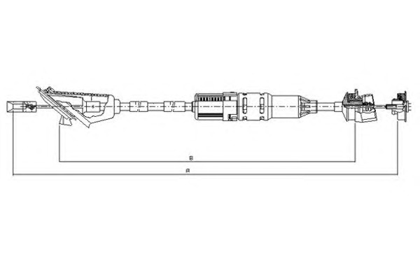 TEXTAR Kuplungbowden 58009700_TEXTAR