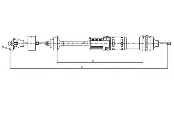 TEXTAR Kuplungbowden 58010200_TEXTAR