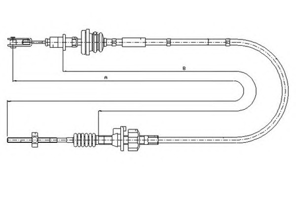 TEXTAR Kuplungbowden 58014200_TEXTAR