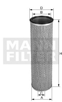 MANN-FILTER Levegőszűrő, másodlagos CF22269_MANN