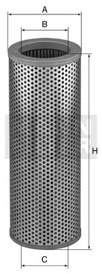 MANN-FILTER Szűrő, munkahidraulika H13002_MANN