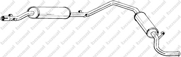 BOSAL Kipufogódob, hátsó 284-469_BOSAL