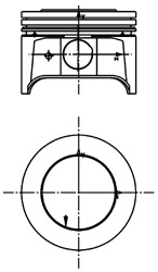 KOLBENSCHMIDT Dugattyú 40032610