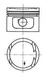 KOLBENSCHMIDT Dugattyú 90565630