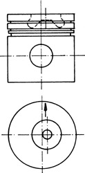 KOLBENSCHMIDT Dugattyú 90624620