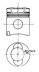 KOLBENSCHMIDT Dugattyú 94567600