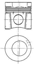 KOLBENSCHMIDT Dugattyú 91074600