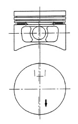 KOLBENSCHMIDT Dugattyú 92396620