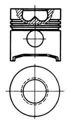 KOLBENSCHMIDT Dugattyú 92628600