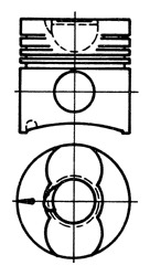 KOLBENSCHMIDT Dugattyú 93185600