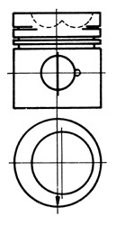 KOLBENSCHMIDT Dugattyú 93288600