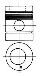 KOLBENSCHMIDT Dugattyú 93794710