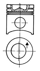 KOLBENSCHMIDT Dugattyú 94359600