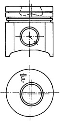 KOLBENSCHMIDT Dugattyú 94382630