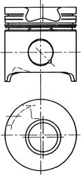 KOLBENSCHMIDT Dugattyú 94383630