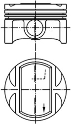 KOLBENSCHMIDT Dugattyú 94954610