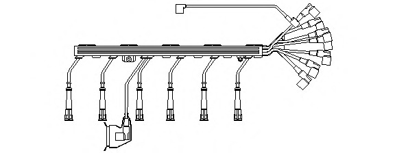 BREMI Gyújtókábel készlet 571/100_BRE