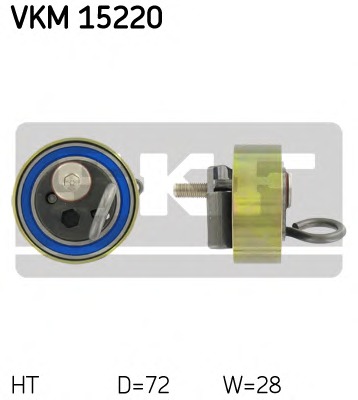 SKF Feszítőgörgő, vezérműszíj VKM15220_SKF