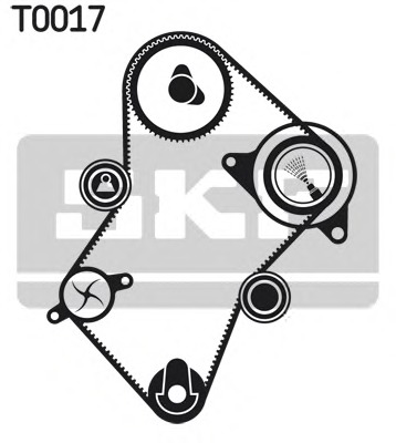 SKF Vezérműszíj készlet VKMS03241_SKF