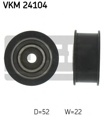 SKF Vezetőgörgő, vezérműszíj VKM24104_SKF