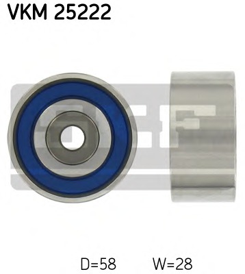 SKF Vezetőgörgő, vezérműszíj VKM25222_SKF