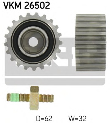 SKF Vezetőgörgő, vezérműszíj VKM26502_SKF