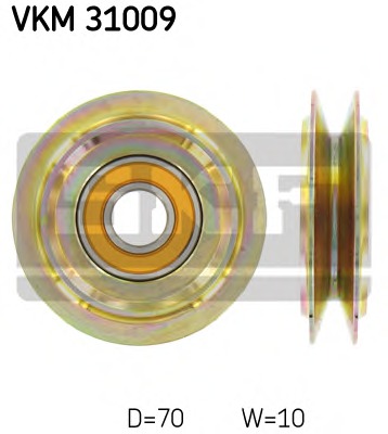 SKF Vezetőgörgő, ékszíj VKM31009_SKF