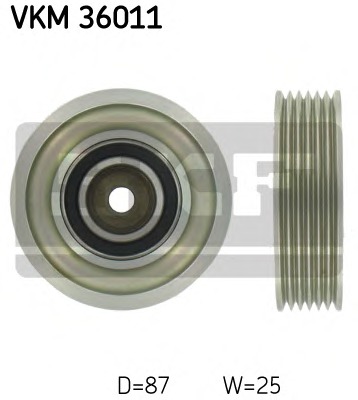 SKF Vezetőgörgő, hosszbordás szíj VKM36011_SKF