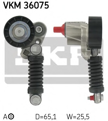 SKF Feszítőkar, hosszbordásszíj VKM36075_SKF