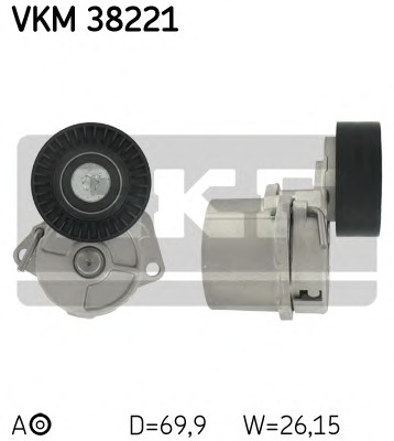 SKF Feszítőkar, hosszbordásszíj VKM38221_SKF