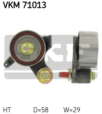 SKF Vezetőgörgő, vezérműszíj VKM71013_SKF