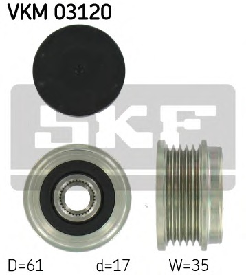 SKF Generátor szabadonfutó VKM03120_SKF