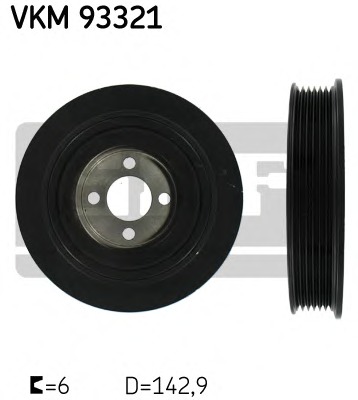 SKF Szíjtárcsa, főtengely VKM93321_SKF