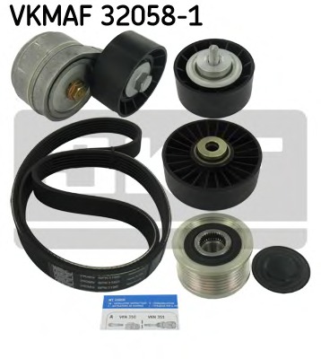 SKF Hosszbordásszíj készlet VKMAF32058-1_SKF