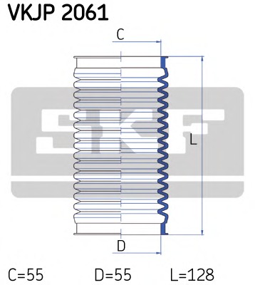 SKF Kormánymű porvédő készlet VKJP2061_SKF