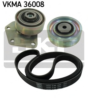 SKF Hosszbordásszíj készlet VKMA36008_SKF